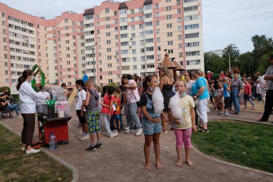 Открытие новой детской площадки во дворе дома 60 корп. 2 по пр. Маршала Жукова