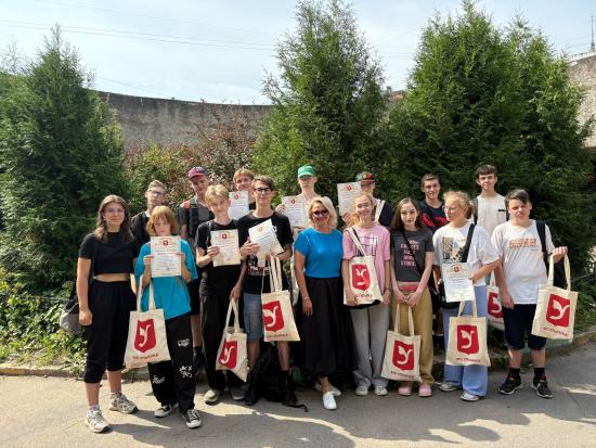 Сегодня завершилась вторая смена в трудовом отряде МО Ульянка