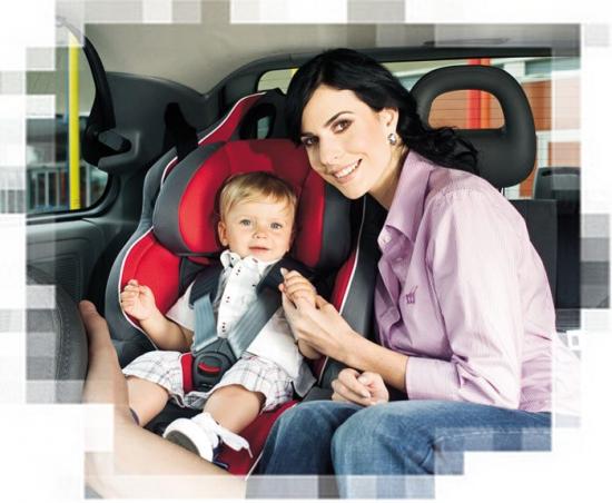 Обеспечьте безопасность детей в автомобиле!